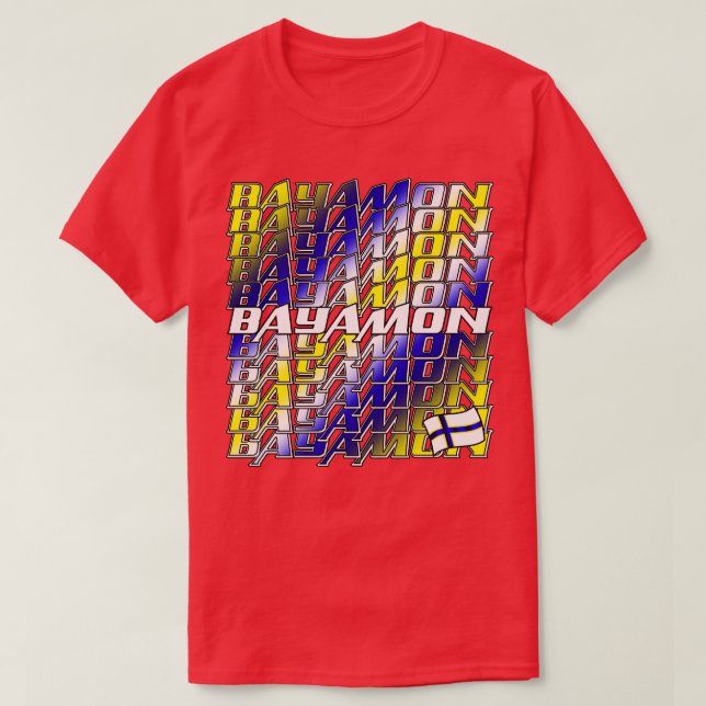 Camiseta Bayamon Cascade texto 2 (Frente do Design)