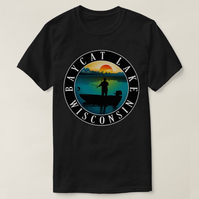 Camiseta Baycat Lake Wisconsin (Frente do Design)
