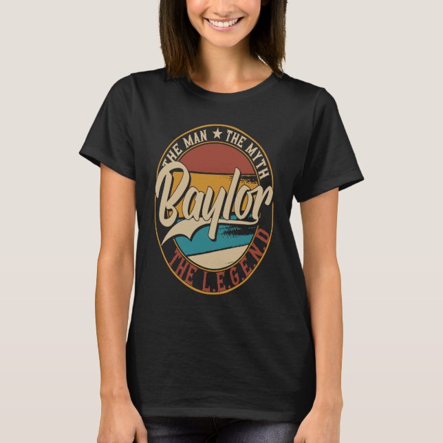 Camiseta Baylor The man the myth the legend (Frente)