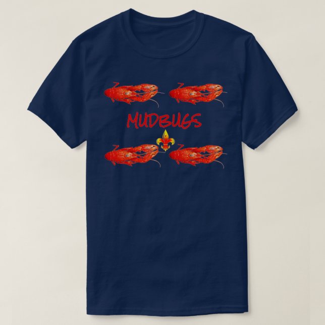Camiseta Bayou Mudbugs TShirt (Frente do Design)