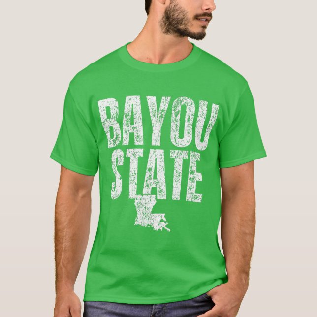 Camiseta Bayou State Louisiana (Frente)