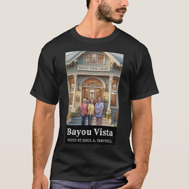 Camiseta Bayou Vista Library – Southern Psychos Collection (Frente)