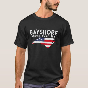Camiseta Bayshore Carolina do Norte Estados Unidos Viagem