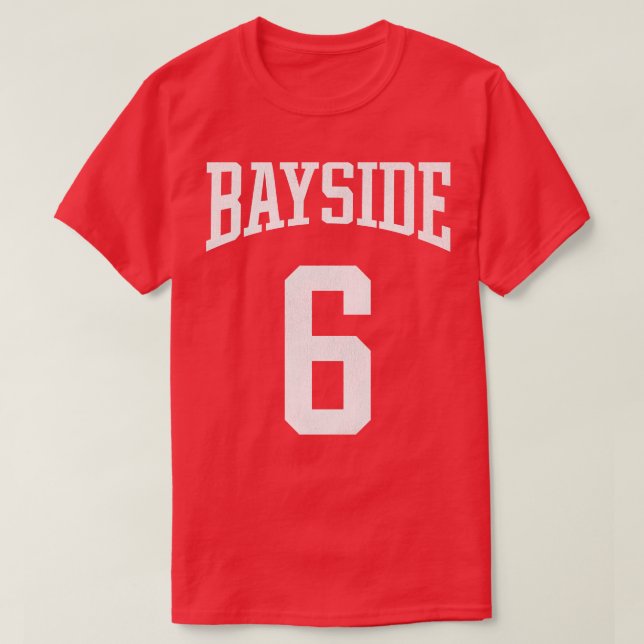Camiseta Bayside Tigers AC Slater Jersey (Frente do Design)