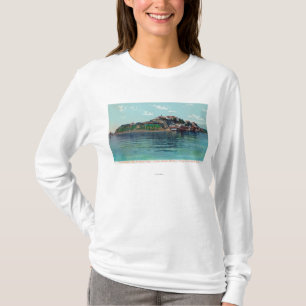 Camiseta Bayview da ilha e da prisão de Alcatraz