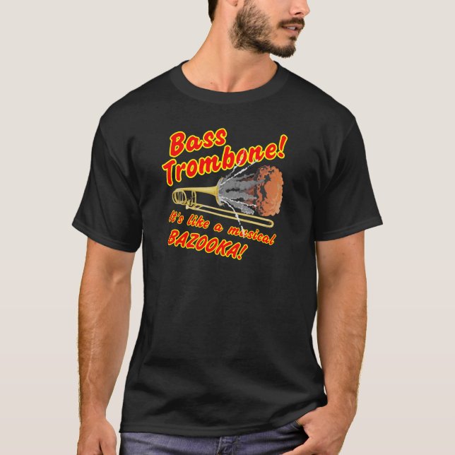 Camiseta Bazooka baixo do Musical do Trombone (Frente)