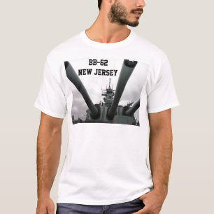 Camiseta BB-62 navio de guerra New-jersey