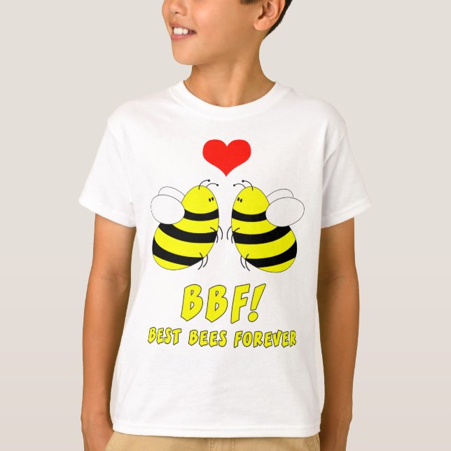 Camiseta BBF (Melhores Abelhas para Sempre) (Frente)