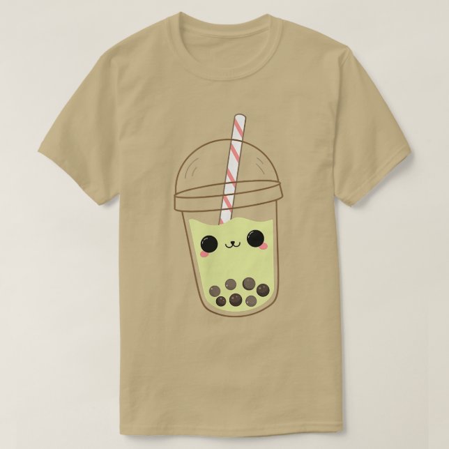 Camiseta Bble Tea Cute Kawaii Boba Lover s Gift Idea (Frente do Design)