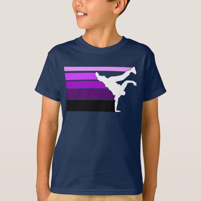 Camiseta BBOY gradient propl que crianças (Frente)