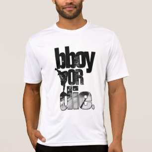 Camiseta bboy ou morra com fundo da cidade