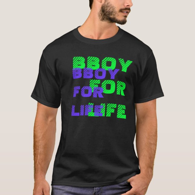 CAMISETA BBOYFORLIFE, BBOYFORLIFE (Frente)