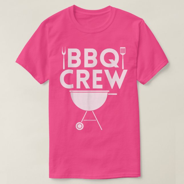 Camiseta BBQ CREW Grill Chef Cook Squad Cooking Summer Gril (Frente do Design)