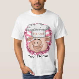 Camiseta BBQ Pig Out Chef