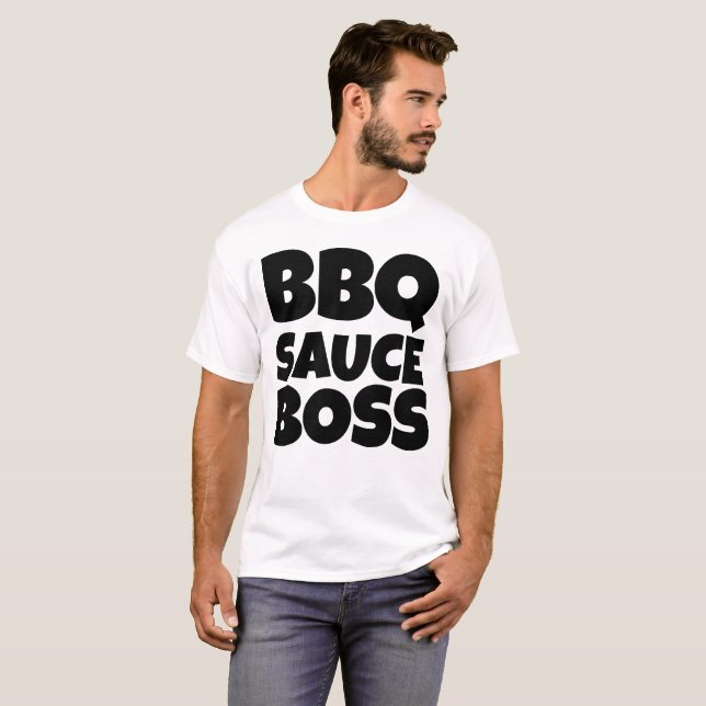 CAMISETA BBQ SAUCE BOSS PAI (Frente Completa)