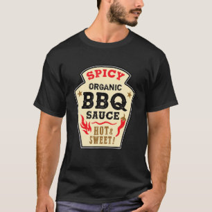 Camiseta BBQ Sauce Hot Spicy Grill Ketchup Barbeque Hallowe