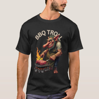 Camiseta BBQ Troll Funny Grilling Design for Barbecue Lover