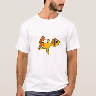 Camiseta BC- pato dos desenhos animados batido sobre o