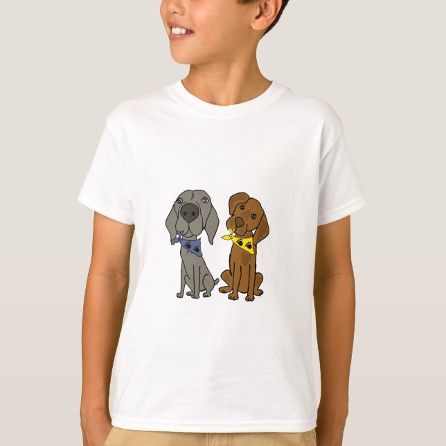 Camiseta BC- Pups com T-shirt Bandanas (Frente)