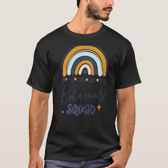 Camiseta Bcba Boho Rainbow Rbt Aba - Esquadrão De Comportam (Frente)