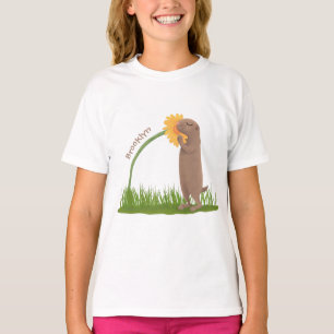 Camiseta BD de cãozinho da pradaria