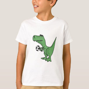 Camiseta BD T-Rex que joga o t-shirt do futebol