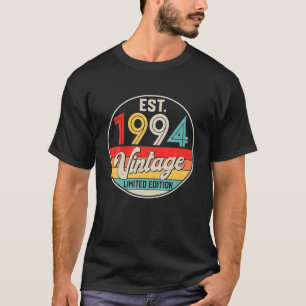 Camiseta Bday 28 Year Old Vintage 1994 Limited Edition 28th