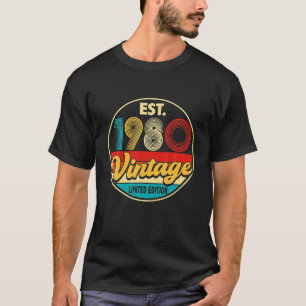 Camiseta Bday 42 Year Old Vintage 1980 Limited Edition 42nd