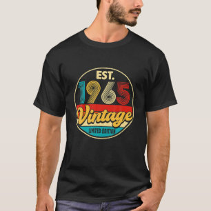 Camiseta Bday 57 Year Old Vintage 1965 Limited Edition 57th