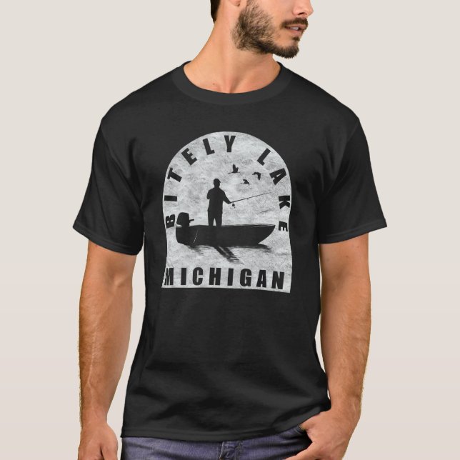 Camiseta BDefinitivamente Lake Fish Michigan (Frente)