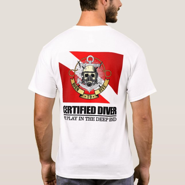 Camiseta BDT (Certified Diver) (Verso)