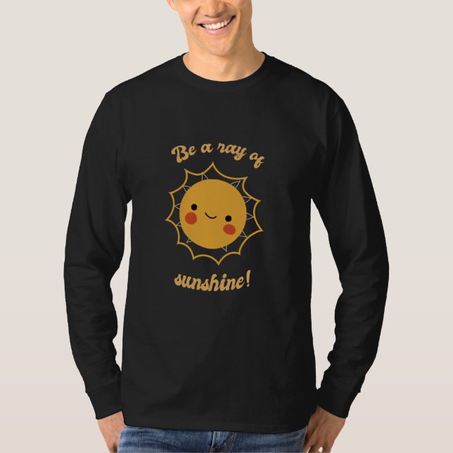 Camiseta Be A Ray Of Sunshine Retro Cute Sun Designs Presen (Frente)