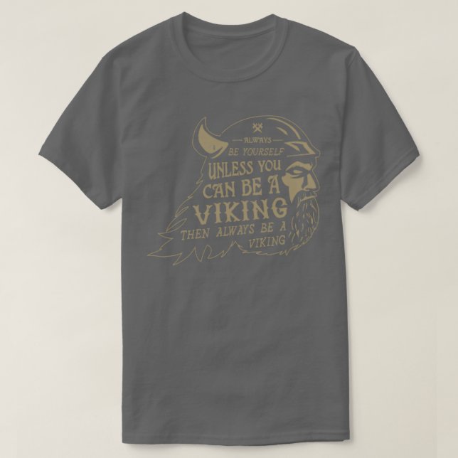 CAMISETA BE A VIKING (Frente do Design)