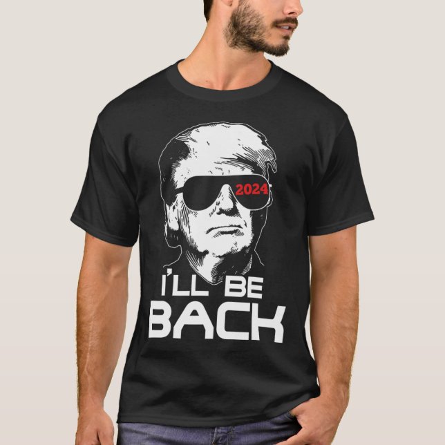 Camiseta Be Back Trump 2024 (Frente)