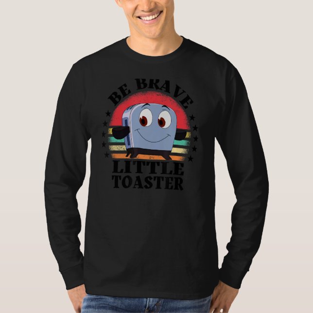 Camiseta Be Brave Little Toaster Positive Classic 80s And 9 (Frente)