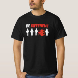 Camiseta Be Different - Funny Drummer