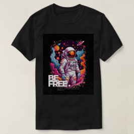 Camiseta BE FREE Astronauta design