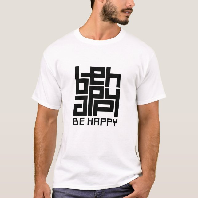Camiseta Be happy (Frente)