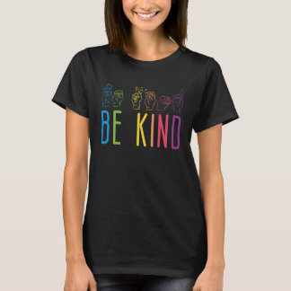 Camiseta Be Kind ASL