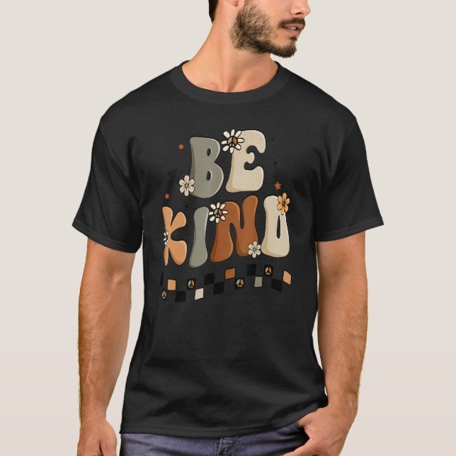 Camiseta Be Kind ASL Sign Language Inspirational Teacher Ki (Frente)