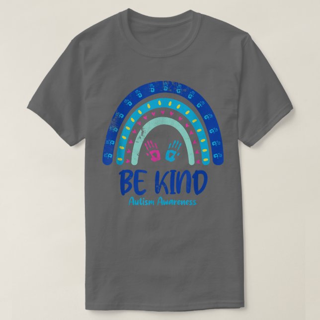 Camiseta Be Kind Autism Awareness Month  (Frente do Design)