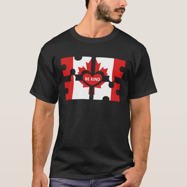 Camiseta Be Kind Canada (Frente)