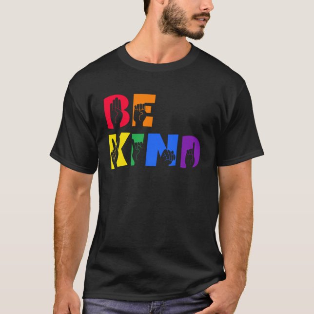 Camiseta Be Kind Deaf Pride (Frente)