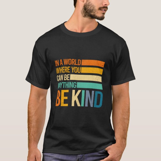 Camiseta Be Kind Inspirational Positive S Kindness Positive (Frente)