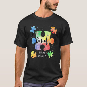 Camiseta Be Kind Puzzle Pieces Cute Autism Awareness 1