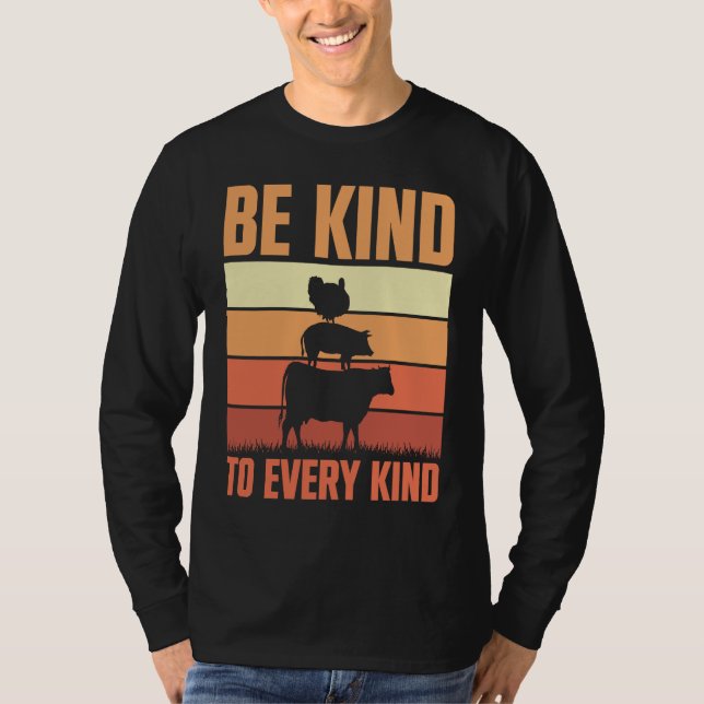 Camiseta Be Kind To Every Child Animals Hutch Farm Animal P (Frente)