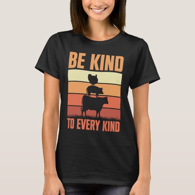 Camiseta Be Kind To Every Child Animals Hutch Farm Animal P (Frente)