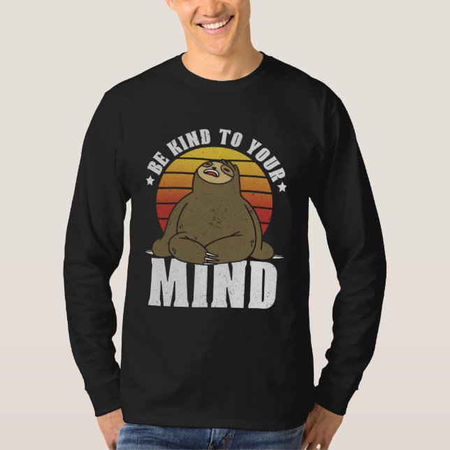 Camiseta Be Kind To Your Mind National Stress Awareness Slo (Frente)