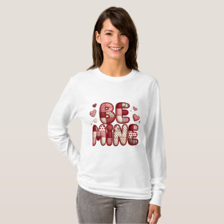 Camiseta Be Mine Patchwork Valentine T-Shirt | Quilted Hear