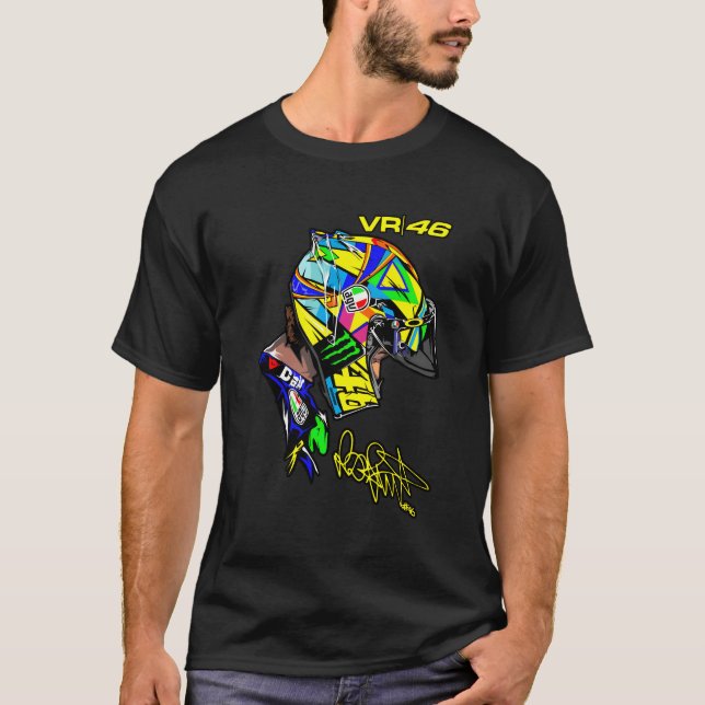 Camiseta Be Rossi Love motocicleta (Frente)